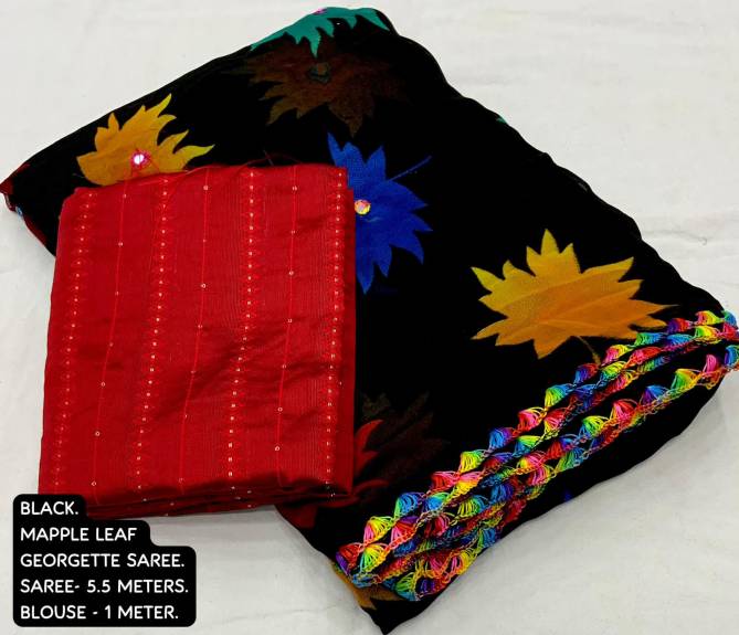 Akruti Border Work Printed Sarees Wholesale Clothing Suppliers In India